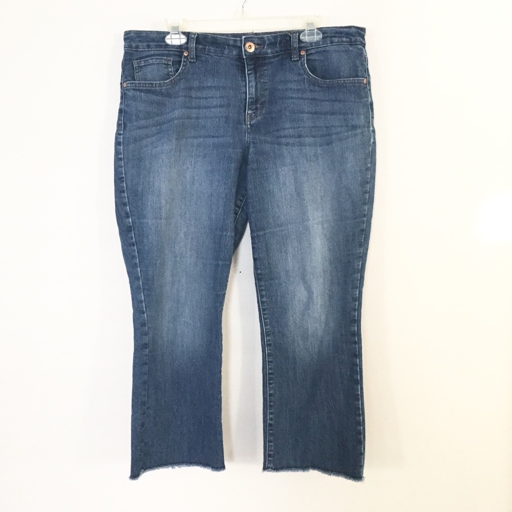 STYLE & CO Denim Capri Jeans 14